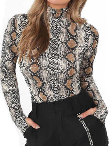 Fashion Street Style High Waist Bodysuit Long Sleeve Asymmetric Design Ladies High Waist Straight Leg Pants Bodycon Suit