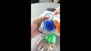 Mix Colour Keychain Label Id Key Tag Organizer Office  Label Id Name Room Address Tel Number Marker