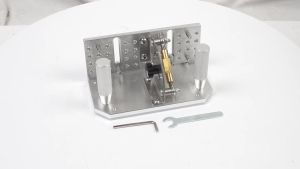 Belt Grinder Knife Jig Sharpener Jig with Dual Press Plates Knife Making Angle Grind Guide for Belt Sander Machine