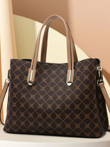 Light Luxury Brands Womens Bag Middle-Aged Mother Style Elegant Handbag Leather Tote Large Capacity Big Brand Classy