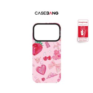 Casebang | CASEBANGx sweet applicable iPhone18ProMax/18Pro/17ProMax/17Pro/16promax/16Pro detachable magnetic new bow Apple mobile phone case