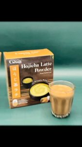 CAROMA Serbuk Uji Hojicha Latte 3‑in‑1 | 35gm x 6s 【Hojicha Terus Dari Jepun】