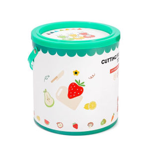 XIAOWANDOU | Wooden Cut Fruit and Vegetable Toy for Kids Play Set