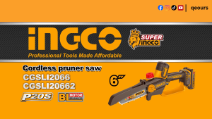 INGCO 6" CORDLESS PRUNER SAW | BRUSHLESS MOTOR | CGSLI20662 CGSLI2066
