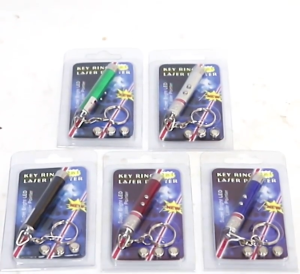 3 ชิ้นของเล่นแมวของเล่นเลเซอร์พอยเตอร์มินิพวงกุญแจเลเซอร์ไฟฉาย LED ไฟฉายสุนัขเลเซอร์ของเล่นสัตว์เลี้ยงควบคุมระยะไกลเลเซอร์