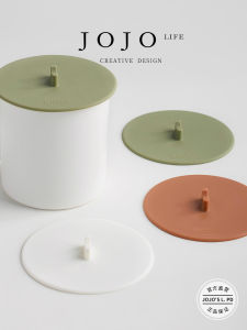 Food Grade Silicone Cup Lid JOJOS L PD Hine Universal Mug Lid Tea Cup Lid Machine Made Durable Cover for Mark Cups
