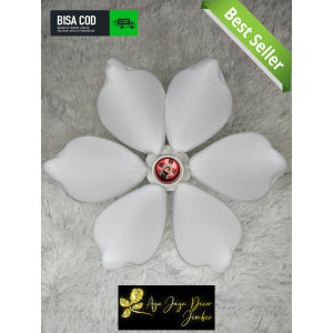 KELOPAK/CUP BUNGA + FITINGAN DEKORASI TAMAN  RUMAH CAFE RESTORAN CANTIK MURAH TERLARIS DIAMETER 27 CM