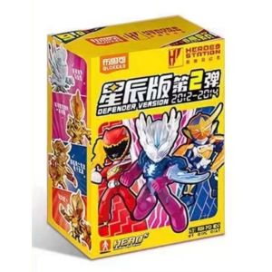 [12pcs SEALED] BLOKEES HEROES STATION DEFENDER Part 2 Masked Kamen Rider Gaim Ultraman Saga Super Sentai Kyoryuger Blocks Movable Toys