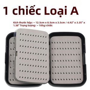 Hộp Đựng Mồi Câu Cá Hồi Đa Năng Bimoo 1PC - Hộp Đựng Mồi Khô Mồi Ướt Mồi Nhộng Với Lớp Mút EVA Mật Độ Cao Dụng Cụ Câu Cá Sông