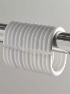 Khăn Treo Cửa Cửa Sổ Bằng Nhựa Màu Trắng Có Móc Khóa Hoạt Động 12 Chiếc/set Đồ Dùng Vệ Sinh Cá Nhân Và Gia Đình