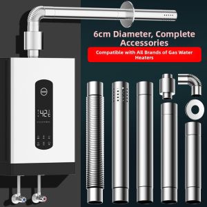 Ống Khói Inox Dày Cho Máy Nước Nóng Gas Mở Rộng
