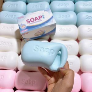 Simulation Soap Shape Squishy Toy PU Stress Reliever Decompression Anti-Anxiety Soft Slow Rebound  Squeeze Gift Office Desk