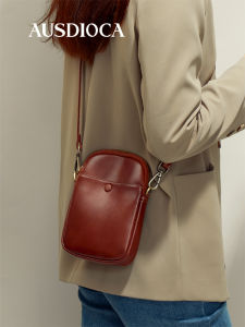 AUSDIOCA | Leather Ladies Crossbody Phone Bag