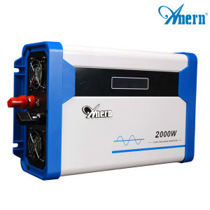 Anern Power inverter 1000W / 2000W อินเวอร์เตอร์ DC 12V ถึง AC 220V อินเวอร์เตอร์รถยนต์ อินเวอร์เตอร์ชาร์จไฟได้รถยนต์มัลติฟังก์ชั่น อินเวอร์เตอร์ไซน์คลื่นบริสุทธิ์พร้อมจอแสดงผล LCD สำหร