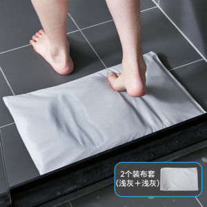 Quick Dry Silicon Dendroid Bathroom Mat Non Slip Bathroom Floor Rug Absorbent Water Proof Door Mat Modern Simple Style Home Decor