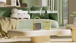 Divoom SongBird SE Portable Karaoke BT Speaker with Dual Wireless Microphone
