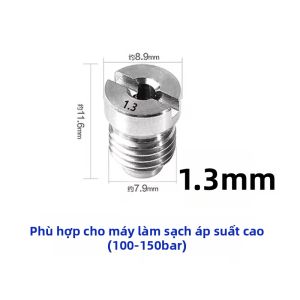 Đầu Phun Đa Năng Cho Súng Tạo Bọt Ren 0.9~1.4mm Tương Thích Với Máy Tạo Bọt Tuyết Phụ Kiện Máy Rửa Áp Lực