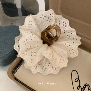 Elegant French Lace Hair Claw Clip Womens New Style Lazy Chic Fashion Hair Accessories  out Original Design Hair Grips