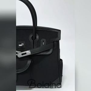 Bolaina | Túi Xách Đeo Vai Một Bên Da và Vải Canvas