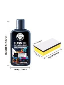 Glass Oil Film Removal Cream - Easy-to-Apply Long-Lasting Protectant for Car Windows Rain-Resistant & Scratch-Free Ideal