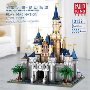 [ReadyStock][Birthday Gift] Mould King 13132 Disney Cinderella Castle 8388PCS Paradise Series Lego Compatible Building