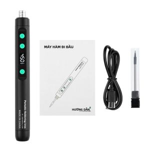 Bộ Hàn Mini 5V 15W USB Với Pin Lithium Sạc Nhanh Không Dây Dụng Cụ Hàn Điện Dùng Cho Sửa Chữa Và Thủ Công DIY