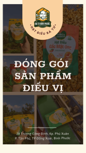HẠT ĐIỀU GẤC MẬT ONG BÀ TƯ TÚI ZIP 65G