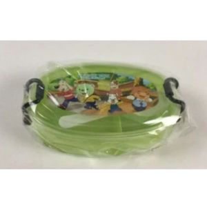 JWU Cute Cartoon Lunch Box Food Storage Box Portable Kids Student Bento Box With Compartments