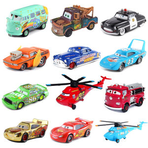 Disney Pixar Cars 2 Đồ Chơi Mô Hình Hợp Kim Kim Loại - Lightning McQueen Mater Chick Hicks Sally Luigi - Xe Di Động Sưu Tập Dành Cho Trẻ Em Quà Tặng