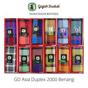 Kain Pelikat Gajah Duduk Asia Nusantara ✅ Boleh Pilih Warna (Standard - 2000 Benang)