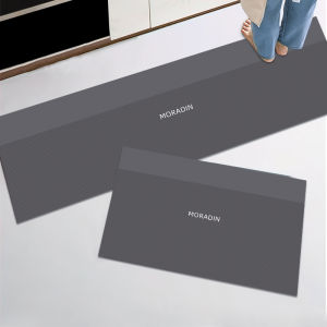 Kitchen Mat Anti-Slip Oil-Resistant Water-Proof Easy-To-Clean Absorbent No-Wash Carpet Geometric Pattern Home Use Rug