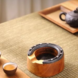 Retro Nostalgic Cigar ที่เขี่ยบุหรี่หน้าแรกห้องนั่งเล่นสำนักงานบุคลิกภาพที่สร้างสรรค์บุหรี่ห้องชาเซนไม้เนื้อแข็งเครื่องประดับ