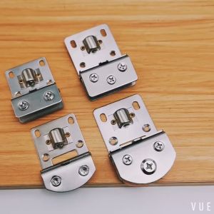 9-12mm Stainless Steel Glass Cabinet Door Hinge Display Cabinet Single-sided Glass Hinge