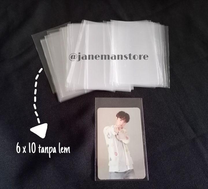 Jual [Isi 100Pcs] Inner Sleeve Photocard 6x10Cm Plastik Pelindung Kartu -  7x10 - Kota Surabaya - Upacc