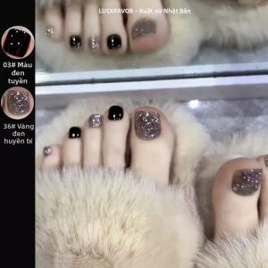 LuckFavor | Sơn Móng Tay Khô Nhanh Không Độc Không Mùi Dài Lâu Màu Trân Châu Trắng