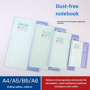 KM Anti-Static Dust-Free Laboratory Notebook Cleanroom Purification A4 A5 A6 B5 Spiral Bound Notebook for Office And Business