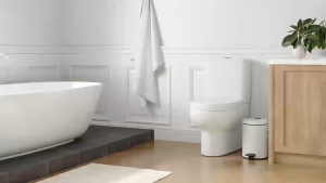 Narrow Gap Bathroom Storage Cabinet Waterproof Toilet Side Shelf for Small Restroom
