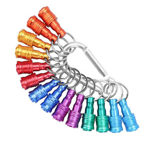 Magnetic Quick Release Carabiner Clip Mountain Climbing Keychain Storage Sleeve Tube Conversion Adapter Hardware Hand Tools
