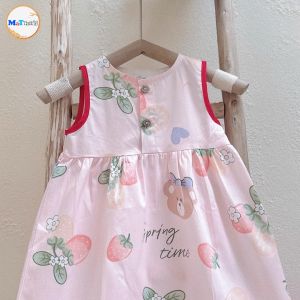 Váy bé gái họa tiết hoa quả trái cây xinh xắn MT2981