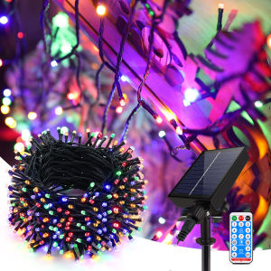 328FT-33FT Solar String Light Waterproof Outdoor 8 Lighting Modes Fairy String Light Christmas Solar Lights Garden Decoration