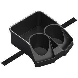 EKLEVA Automotive Cup Holders Double Cup Holders Car Seat Organizer Car Seat Storage Wear-Resistant Console Storage Organizer For Car