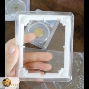 Coin Collection Acrylic Protector Box * 硬币亚克力保护盒