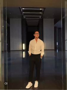 Mens Summer Loose Fit Shirt Multi-Color Optional Breathable & Casual Shirt Comfortable Long-Sleeved Plain Color Shirt For Men