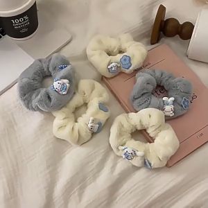 Dây cột tóc lông nhung buộc tóc Acrylic hình chú thỏ dễ thương thời trang cho nữ-HAUSE