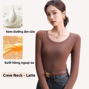 MiiOW | Áo Thun Dài Tay Cho Phụ Nữ Mùa Xuân Và Thu