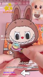NEW PAPERDOLL EDISI VOL.2 THE MONSTERS LABUBU mainan EDUKASI FULL LAMINASI