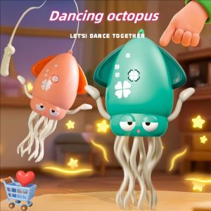Spooky dancing octopus electric squid sensing and avoiding obstacles octopus children stress-relieving fishing toy