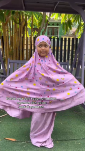 LAGI DISKON Mukenah Anak Terbaru 2026 Mukenah Motif Pelangi Day Usia 3 Sampe 15 Tahun | FREE TAS