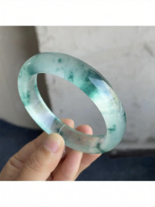 FENGHONGTAO | Vòng Tay Đá Sapphire Rồng Ngọc Băng Phong Cách Trôi Màu