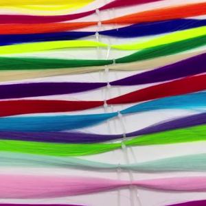 MNFT 5Packs Colorful Crystal Flash Tinsel Flashabou Fly Tying Material Bait Lure Making